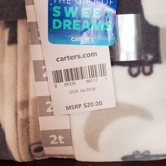 Brand New! Carter's 1-Piece Animal Print Cotton Blend Footie PJs 2T - Picture 3 of 3